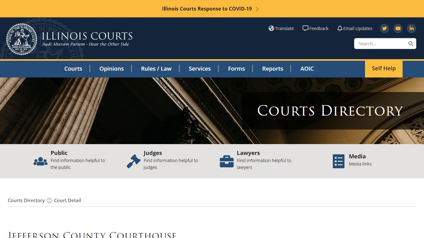 Jefferson County Courthouse - Administrative Office of the Illinois Courts